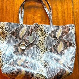 Anne Klein snakeskin purse